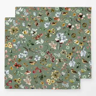 Servietten Wild Nature Fall Sage Green