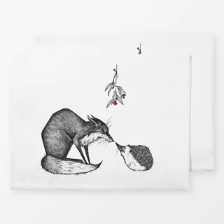 Tischset Fuchs & Igel