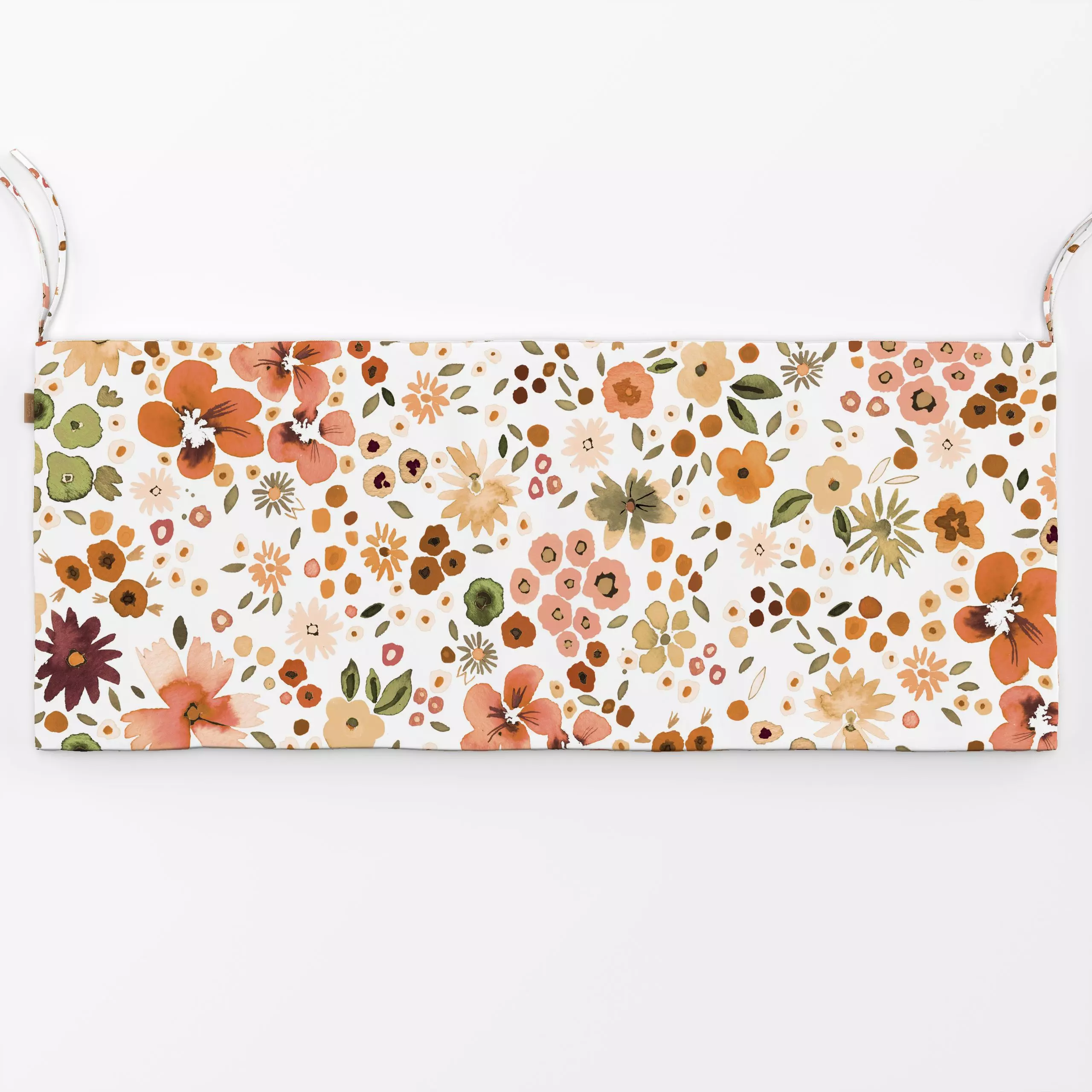 Bankauflage Ditsy Autumn Floral - Blumen & Florales, Herbst, Pflanzen & Botanik - von „Ninola Design "; Blumen, Herbstdeko, ...