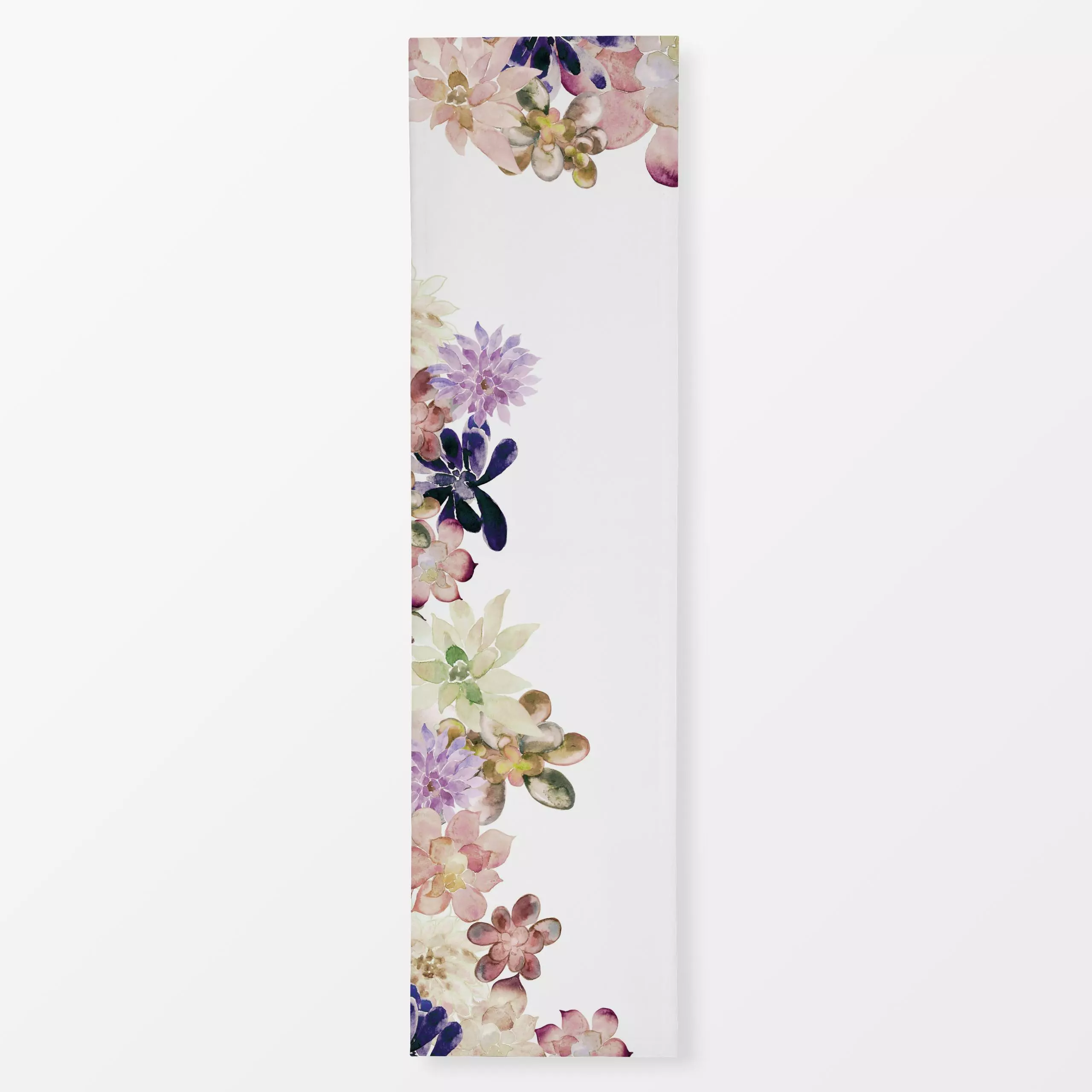 Tischläufer Meine Sukkulenten Pastel - Blumen & Florales, Frühling, Herbst, Sommer - von „Monika Strigel"