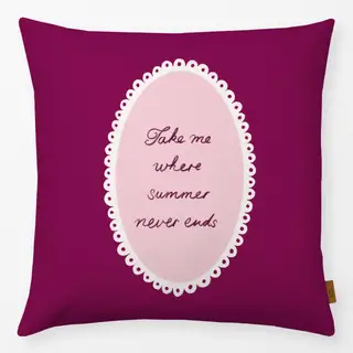 Kissen Take me - Magenta