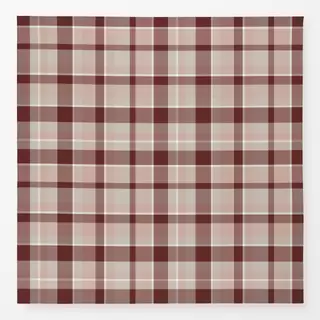 Tischdecke Cozy Cottage Checks brick red