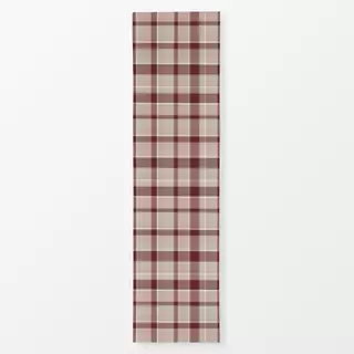 Tischläufer Cozy Cottage Checks brick red