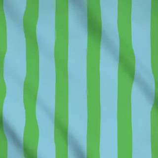 Meterware Markise blau grün