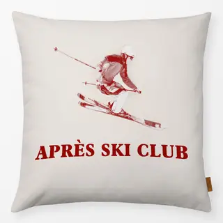 Kissen Après Ski Club Skifahrer