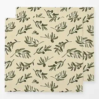 Servietten Mediterranean Olive Leaves