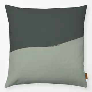 Kissen Color Flow dunkelgrün
