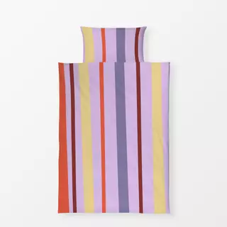 Bettwäsche Streifenliebe rosa