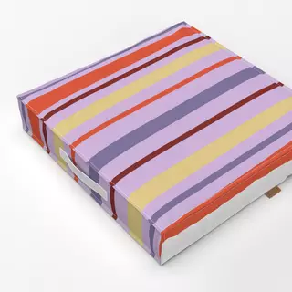 Bodenkissen Streifenliebe rosa