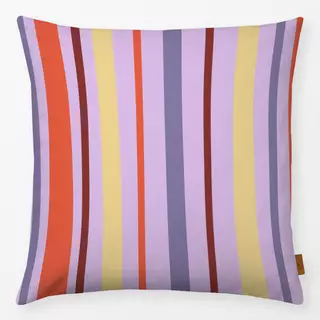 Kissen Streifenliebe rosa