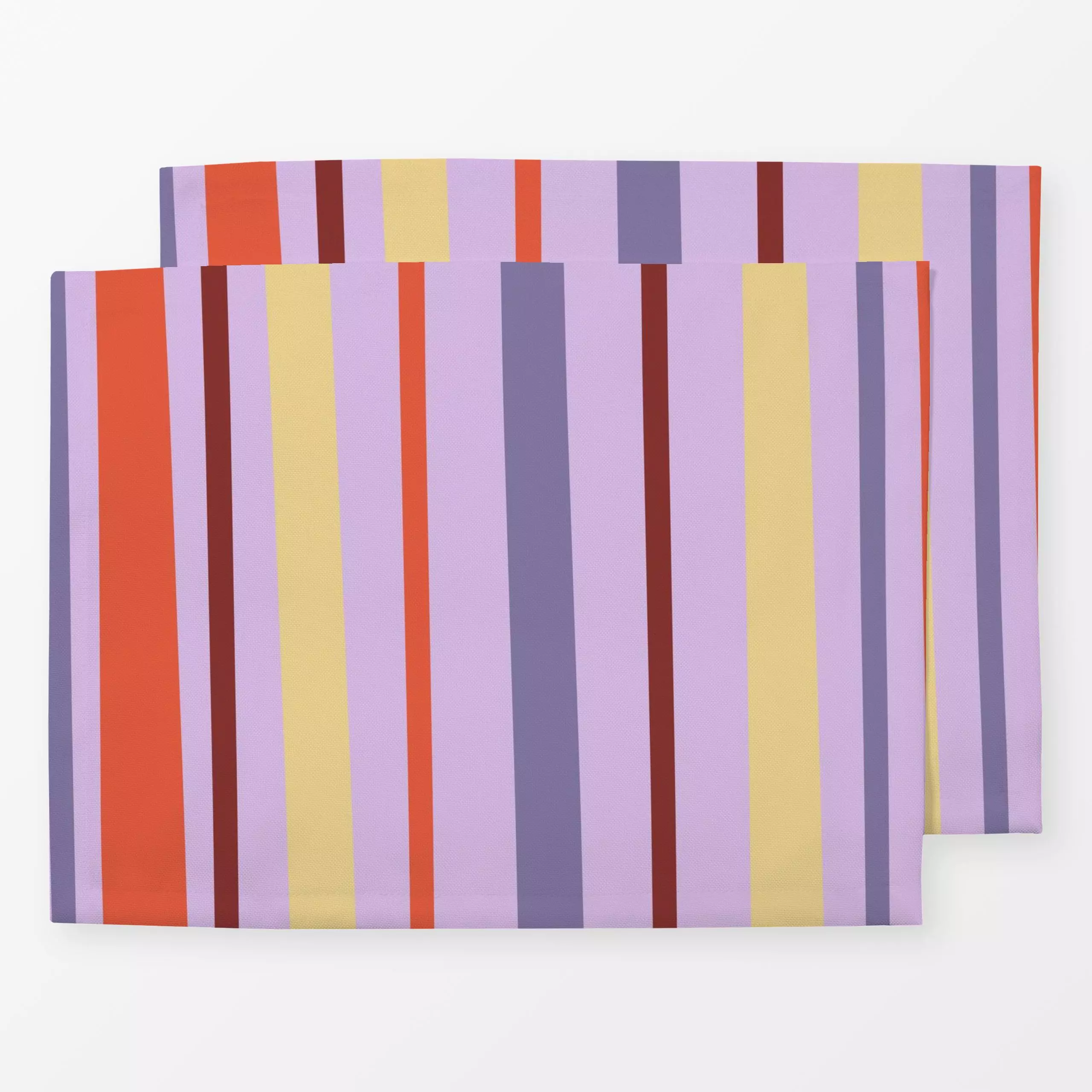 Tischset Streifenliebe rosa - Symbole & Muster - von „Helena Ravenne Illustration & Design"; Muster, minimal, Illustration, ...