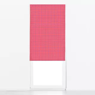 Raffrollo Mistletoe Gingham Pink Rot