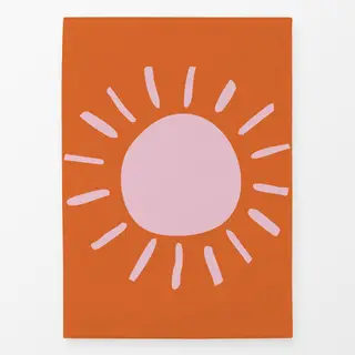Geschirrtücher Sonne orange