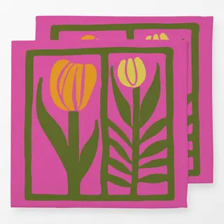Servietten Tulip Spring Fun Pink