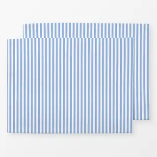 Tischset Bistro Stripes basic blue