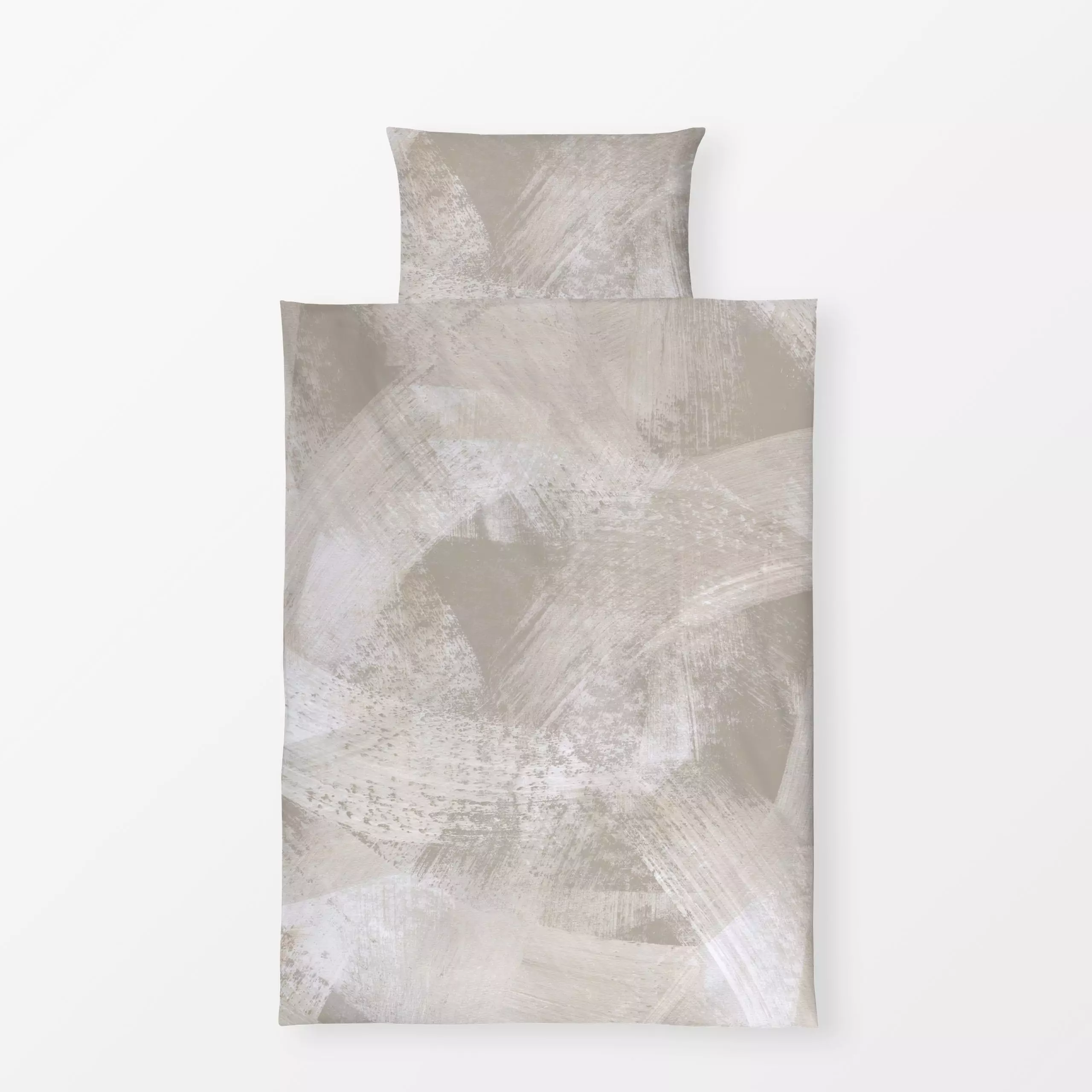 Bettwäsche Subtle Textures 7 - Symbole & Muster - von „Mareike Böhmer"; minimal, abstrakt, skandinavisch, beige, monochrom, ...