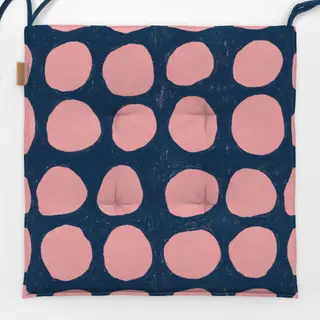 Sitzkissen Happy Dots Rosa