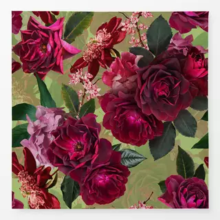 Tischdecke Vintage Sommer Rosen Garten