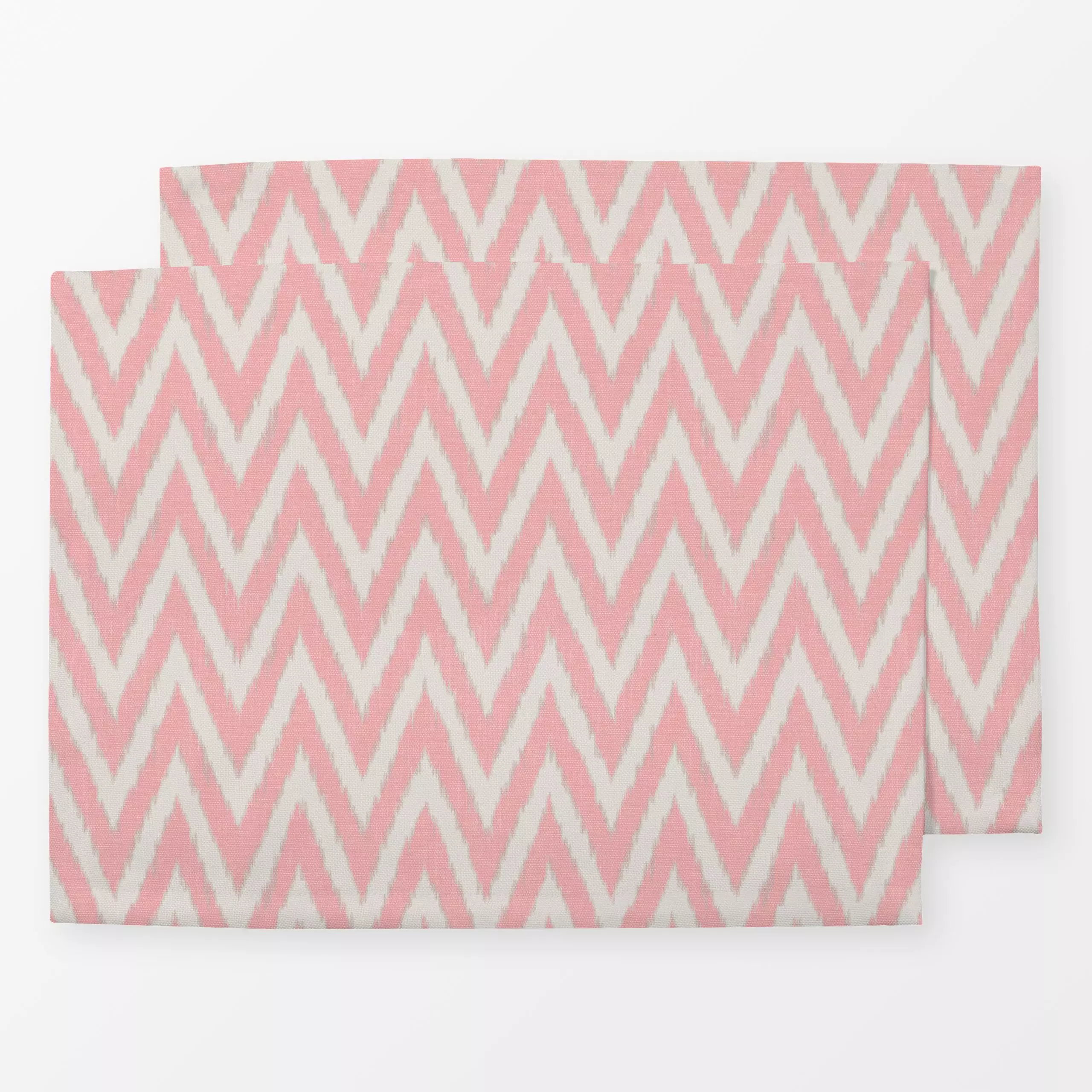 Tischset Zigzag Ikat Rose, gemustert, von Studio Kesse