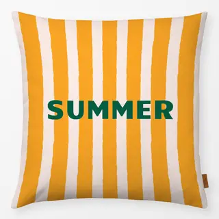 Kissen Summer Stripes yellow