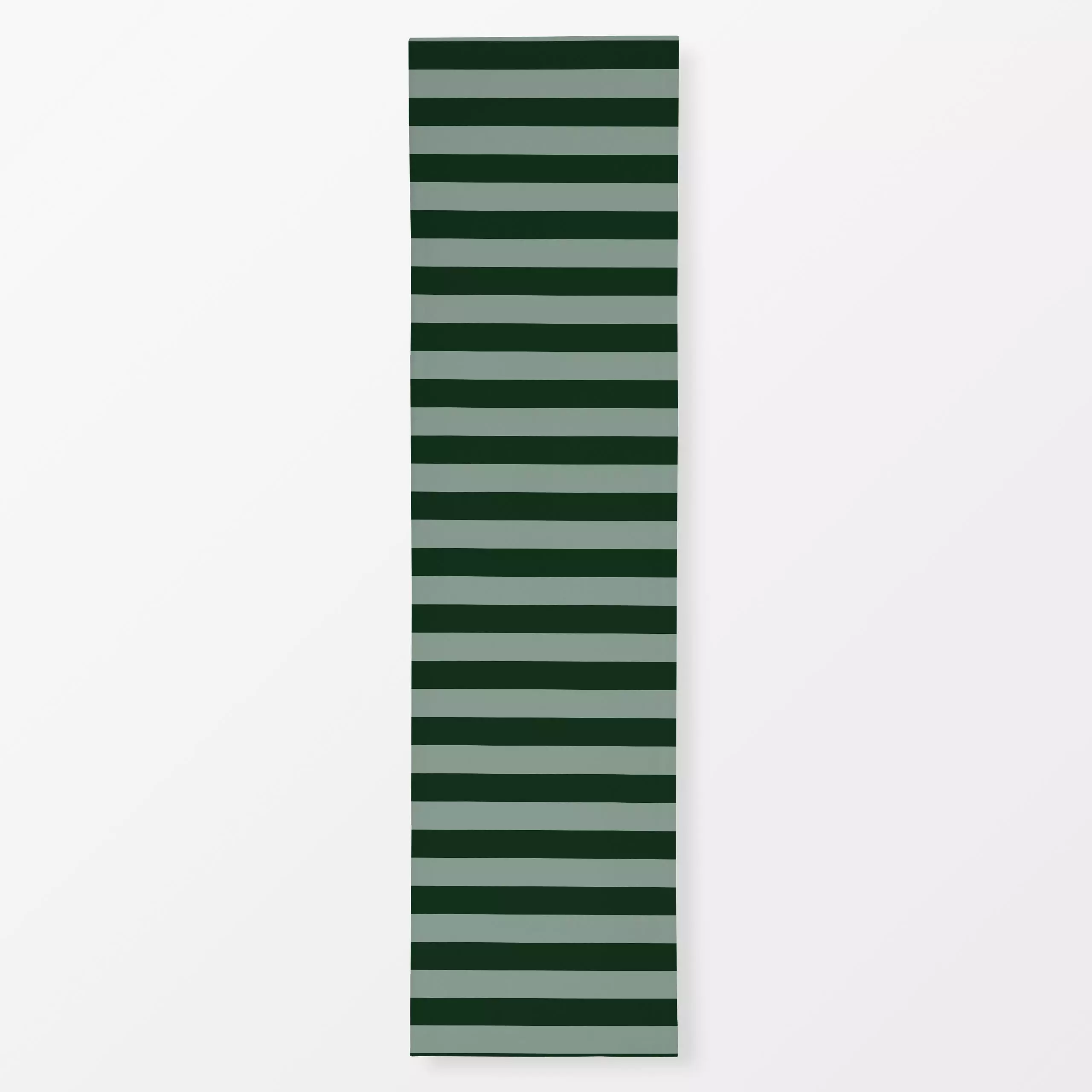 Tischläufer Breiter Streifen dunkelgrün - Weihnachten, Winter, Symbole & Muster - von „Julia Schumacher"; Streifen, Salbei, ...