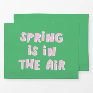 Tischset Spring is in The Air Grün