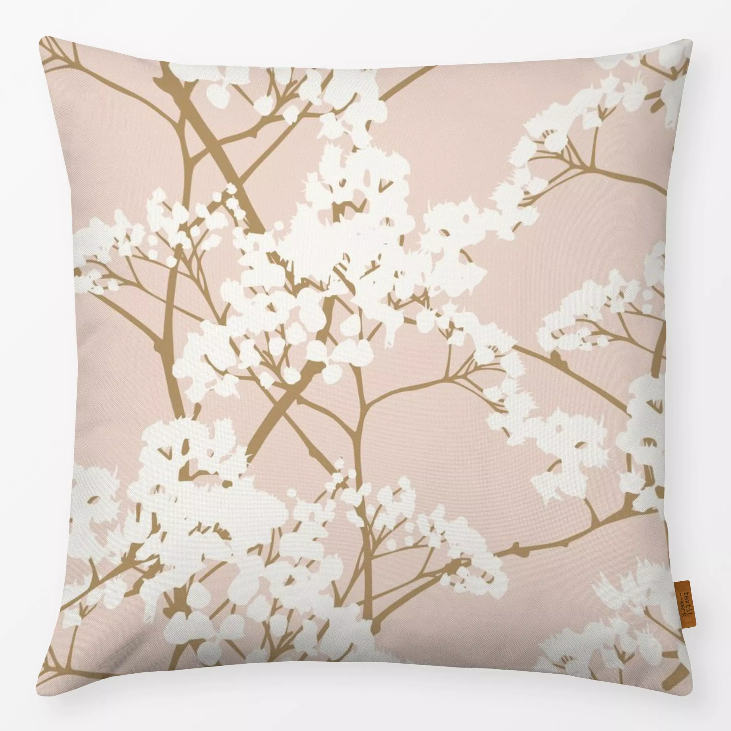 Kissen Flieder Rosa - Frühling, Liebe, Romantik & Pride, Pflanzen & Botanik - von „Sara Maria“; Natur, rosa, Wildblumen, pin...