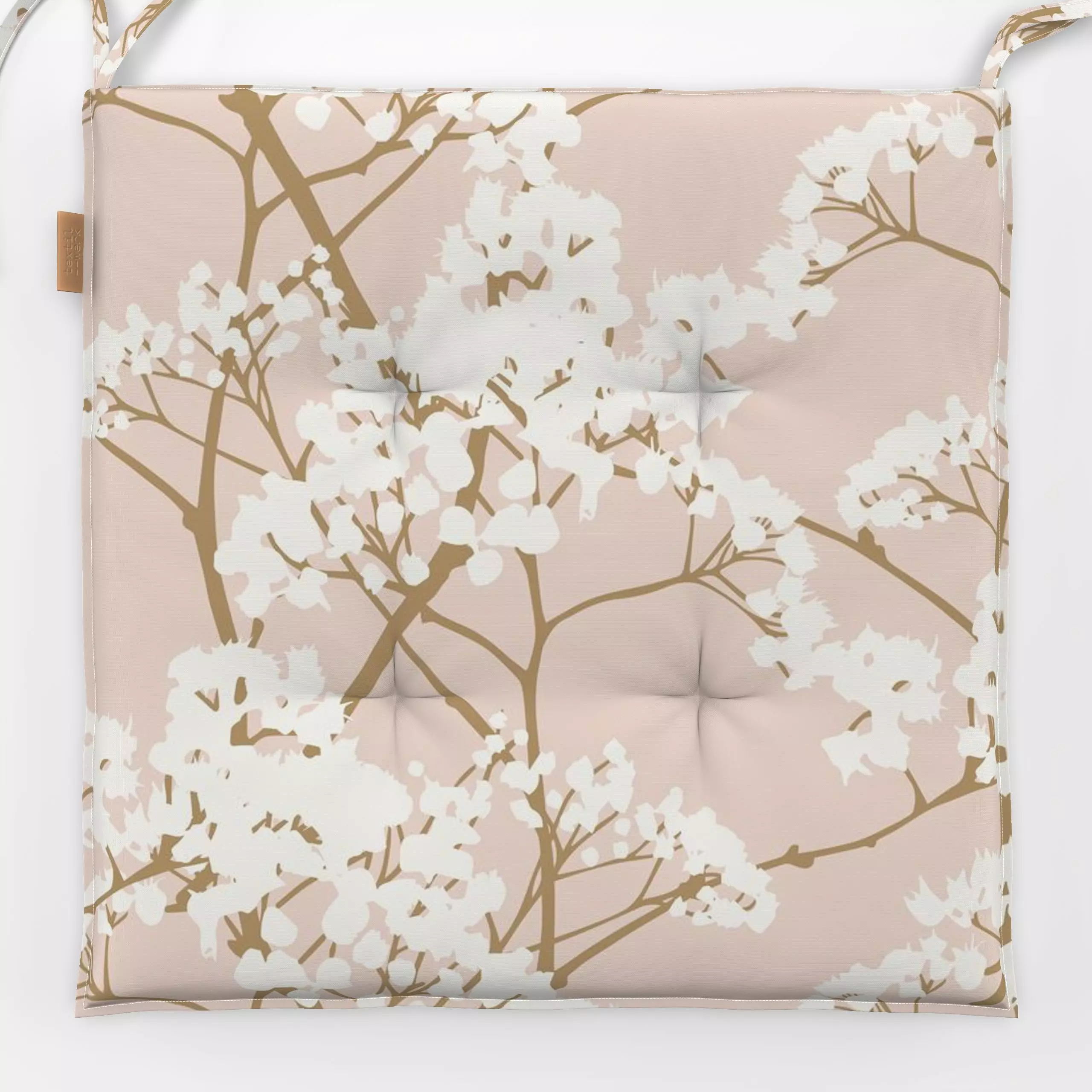 Sitzkissen Flieder Rosa - Frühling, Liebe, Romantik & Pride, Pflanzen & Botanik - von „Sara Maria“; Natur, rosa, Wildblumen,...