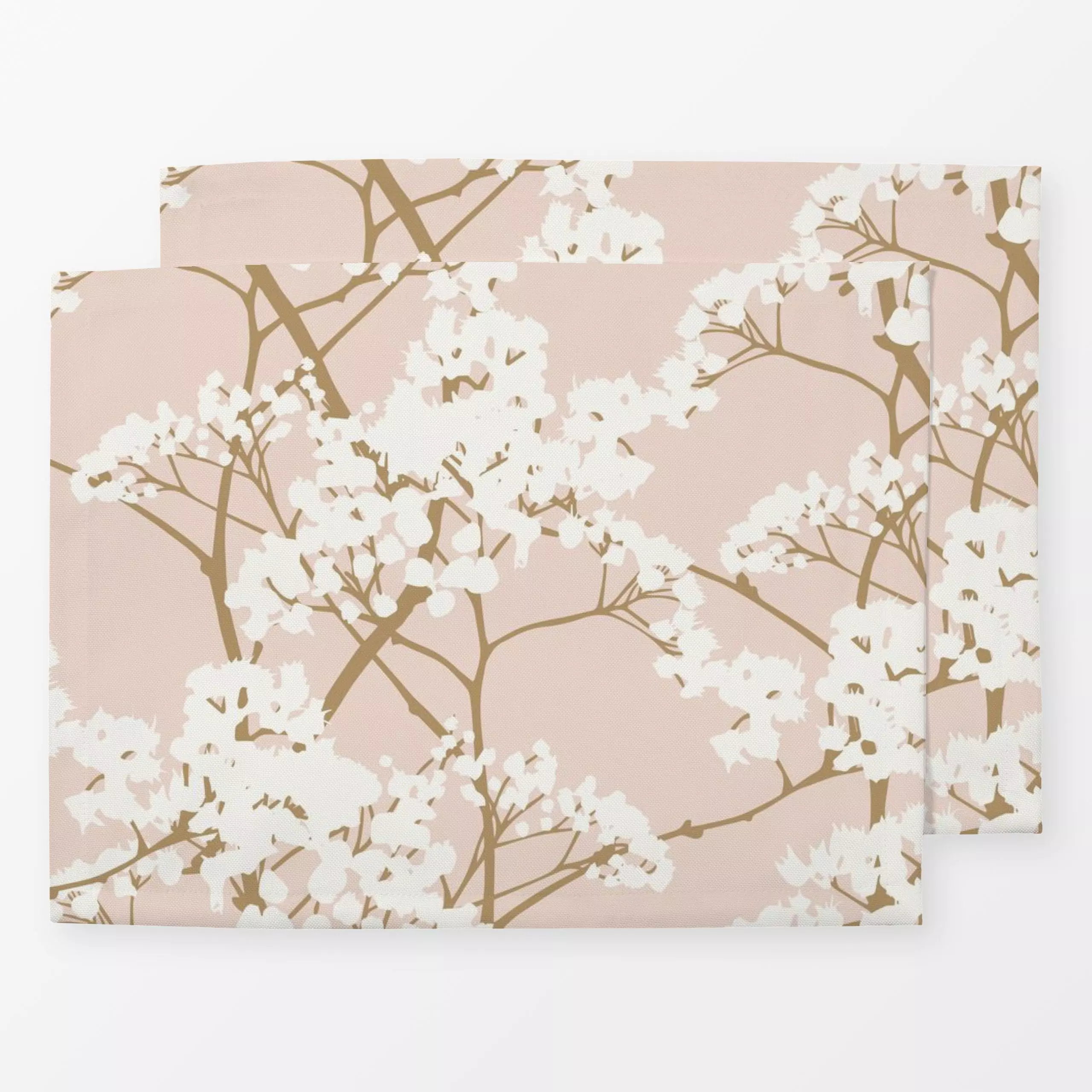 Tischset Flieder Rosa - Frühling, Liebe, Romantik & Pride, Pflanzen & Botanik - von „Sara Maria“; Natur, rosa, Wildblumen, p...