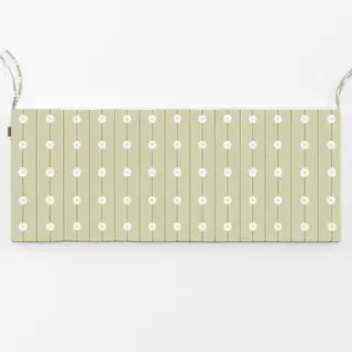 Bankauflage Streifen mit Blumen