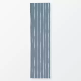 Tischläufer Sommerstreifen Graublau