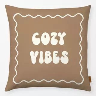 Kissen Cozy Xmas Vibes Karamell