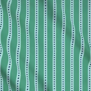 Meterware Streifen mit Dots