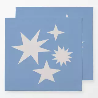 Servietten Christmas Stars Blue