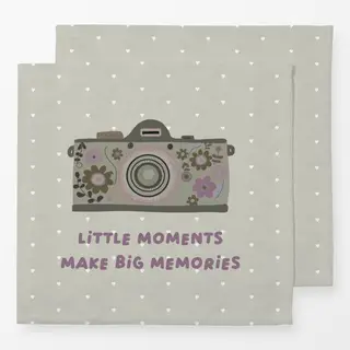 Servietten Retro Kamera Midsommar