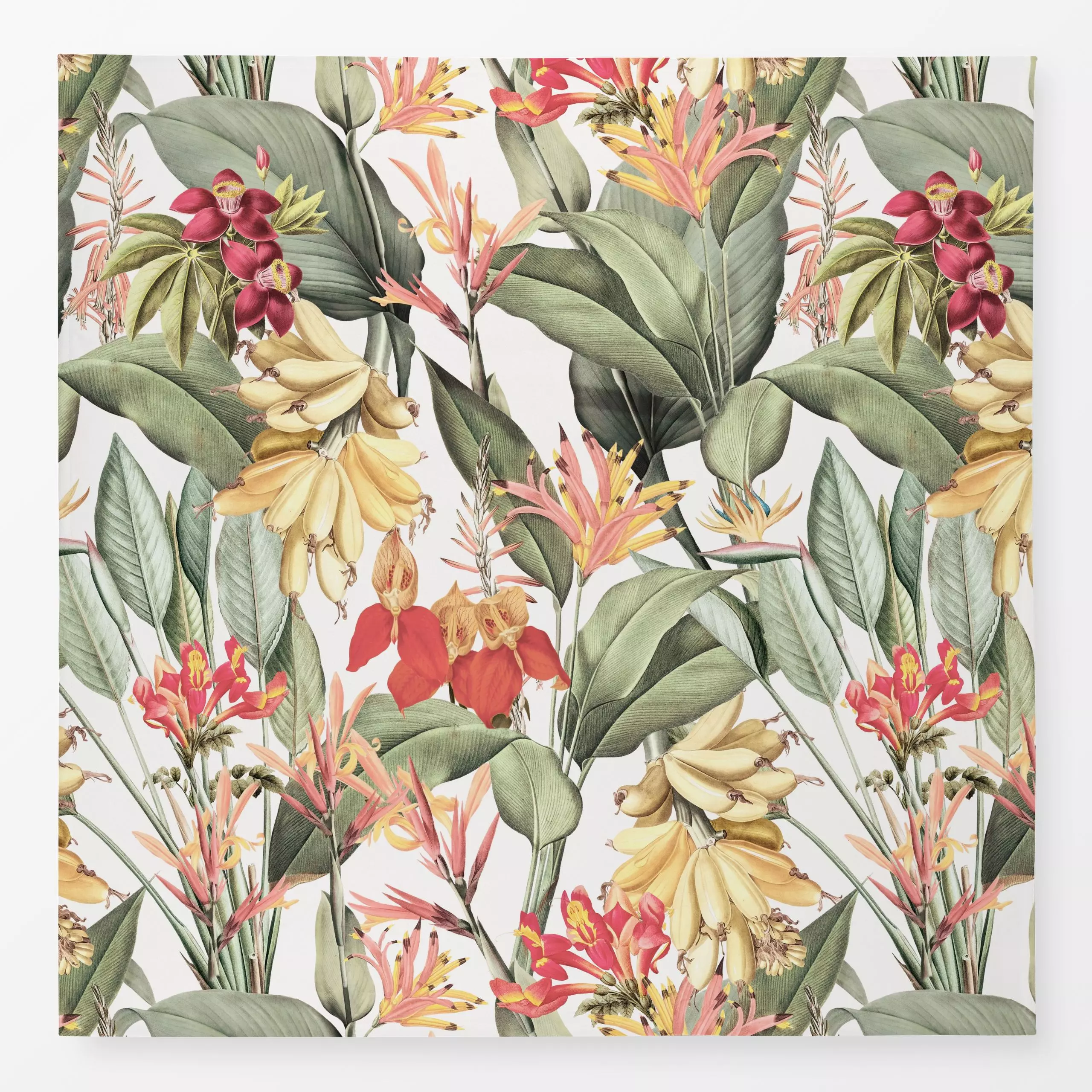 Tischdecke Bananen Jungle Garten - Blumen & Florales, Pflanzen & Botanik, Retro & Vintage - von „Uta Naumann“; Muster, Palme...