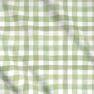 Meterware Karo Gingham Watercolor Green