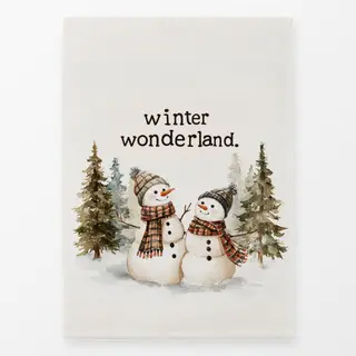 Geschirrtücher Winter Wonderland Schneemann