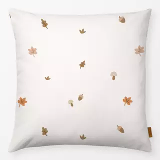 Kissen Herbstblätter und Pilze