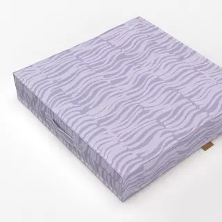 Bodenkissen Big Wavy Lines lilac