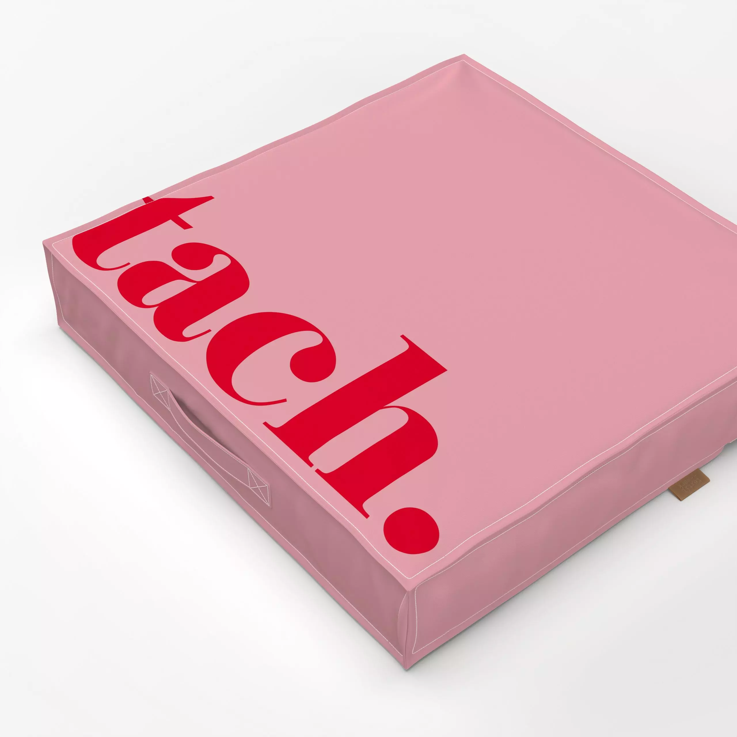 Bodenkissen Tach Typografie - Liebe, Romantik & Pride, Sprüche & Schriftzüge, Retro & Vintage - von „Uta Naumann“; boho, mod...