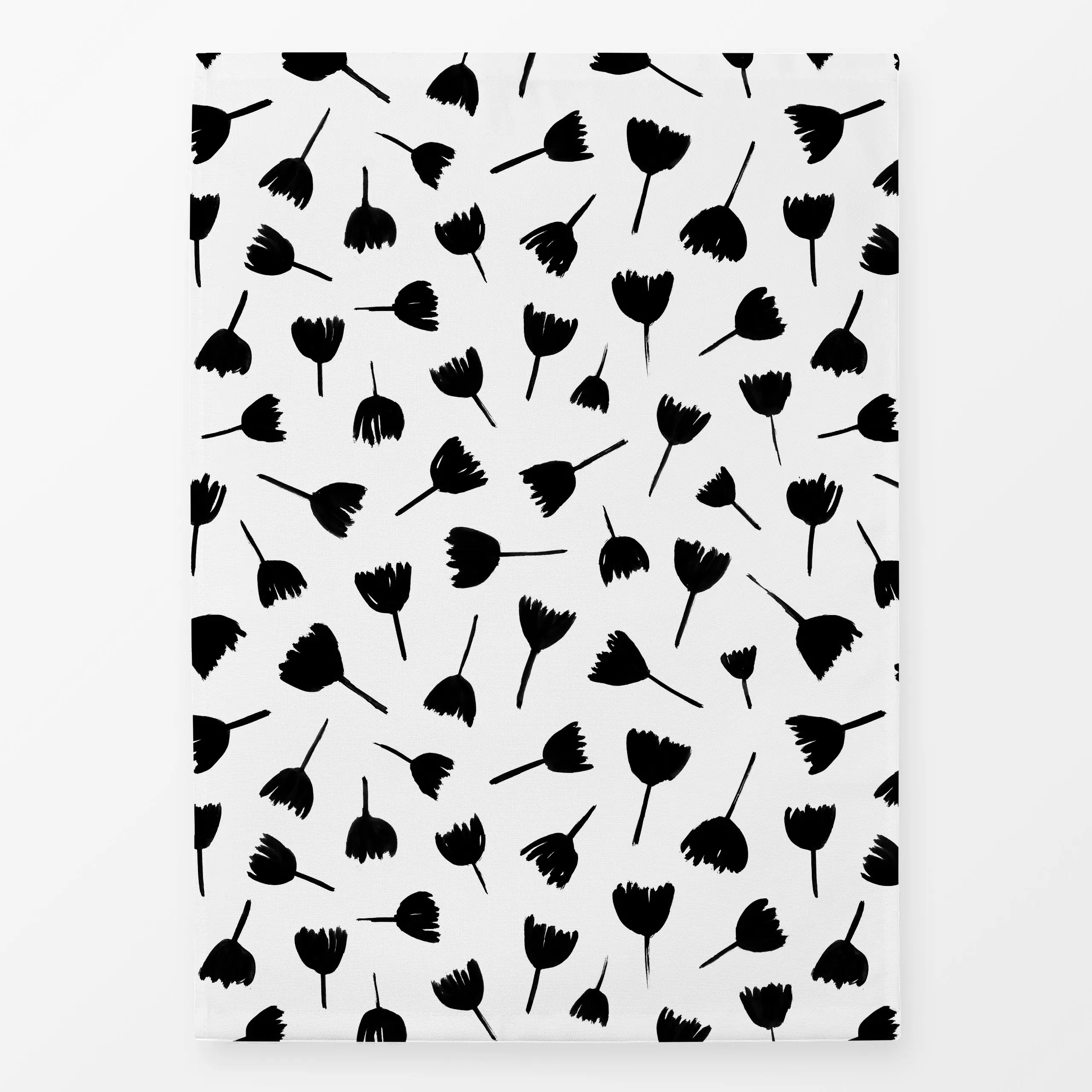 Geschirrtücher Tulpen Bouquet 1 - Blumen & Florales - von „Primus Pattern"; Tusche, Trockenblumen, Blumen, Tulpen, Blüten, S...