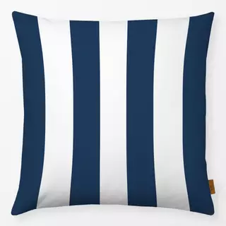 Kissen Sommer Cabana Steifen navy