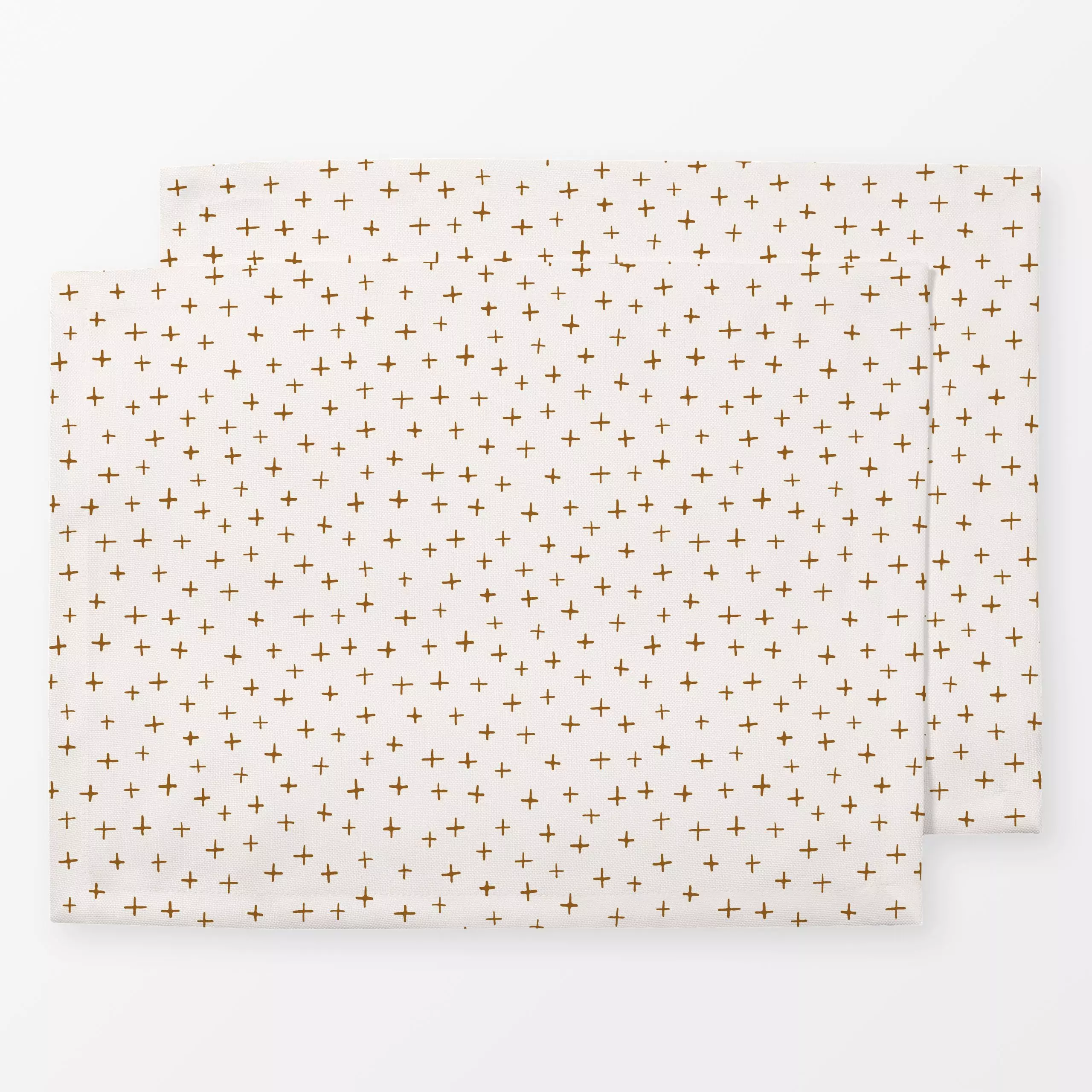 Tischset Stargazing beige - Symbole & Muster - von „Kathrin Woo"; boho, modern, verspielt, Herbstdeko, organisch, neutral, D...