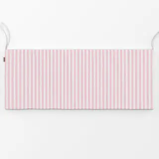 Bankauflage schmal gestreift botanic rosa