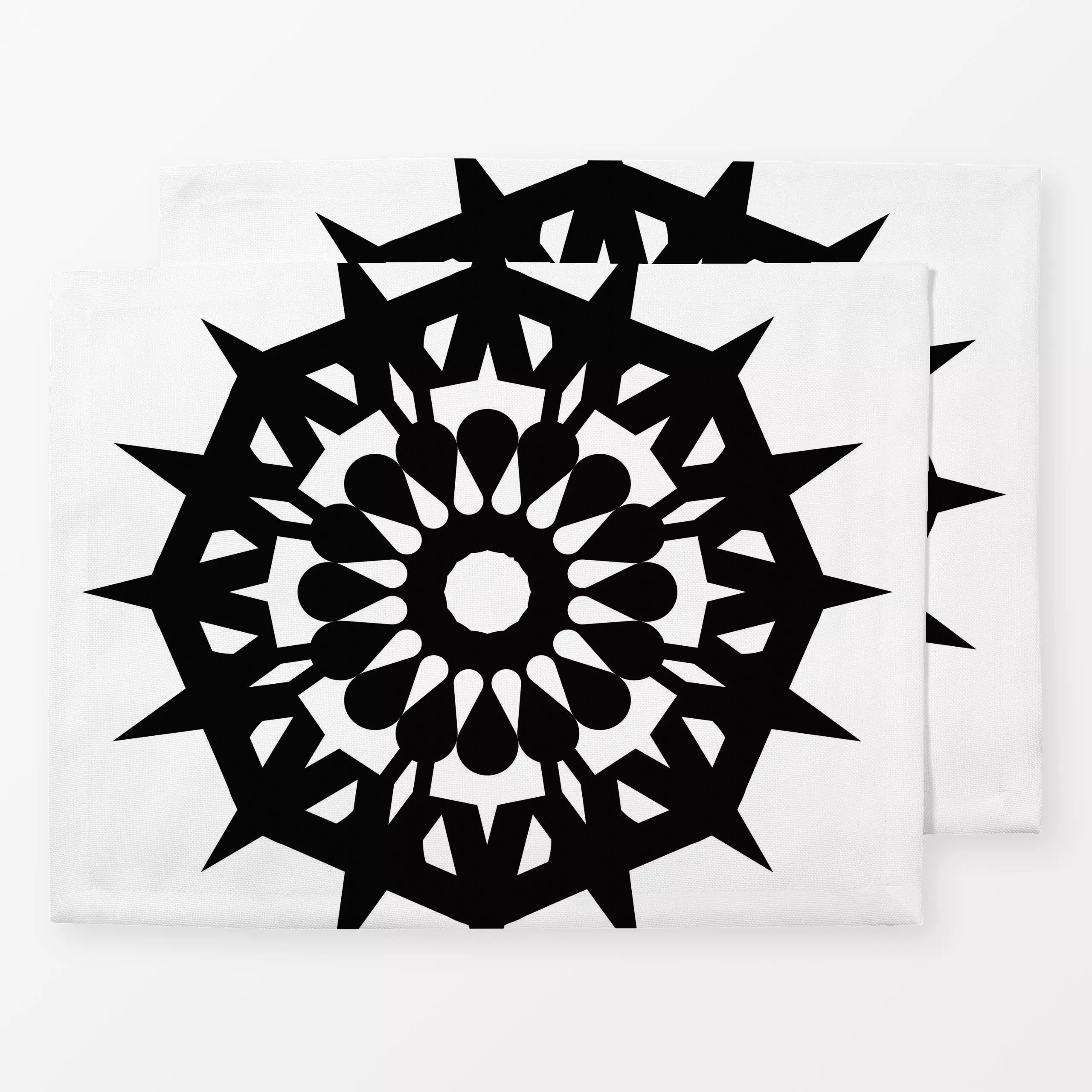 Tischset Puristischer Stern No4 - Symbole & Muster - von „Heyduda"; skandinavisch, Hygge, Sterne, Weihnachten, Minimalismus,...