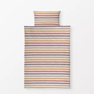 Bettwäsche Streifen bunt