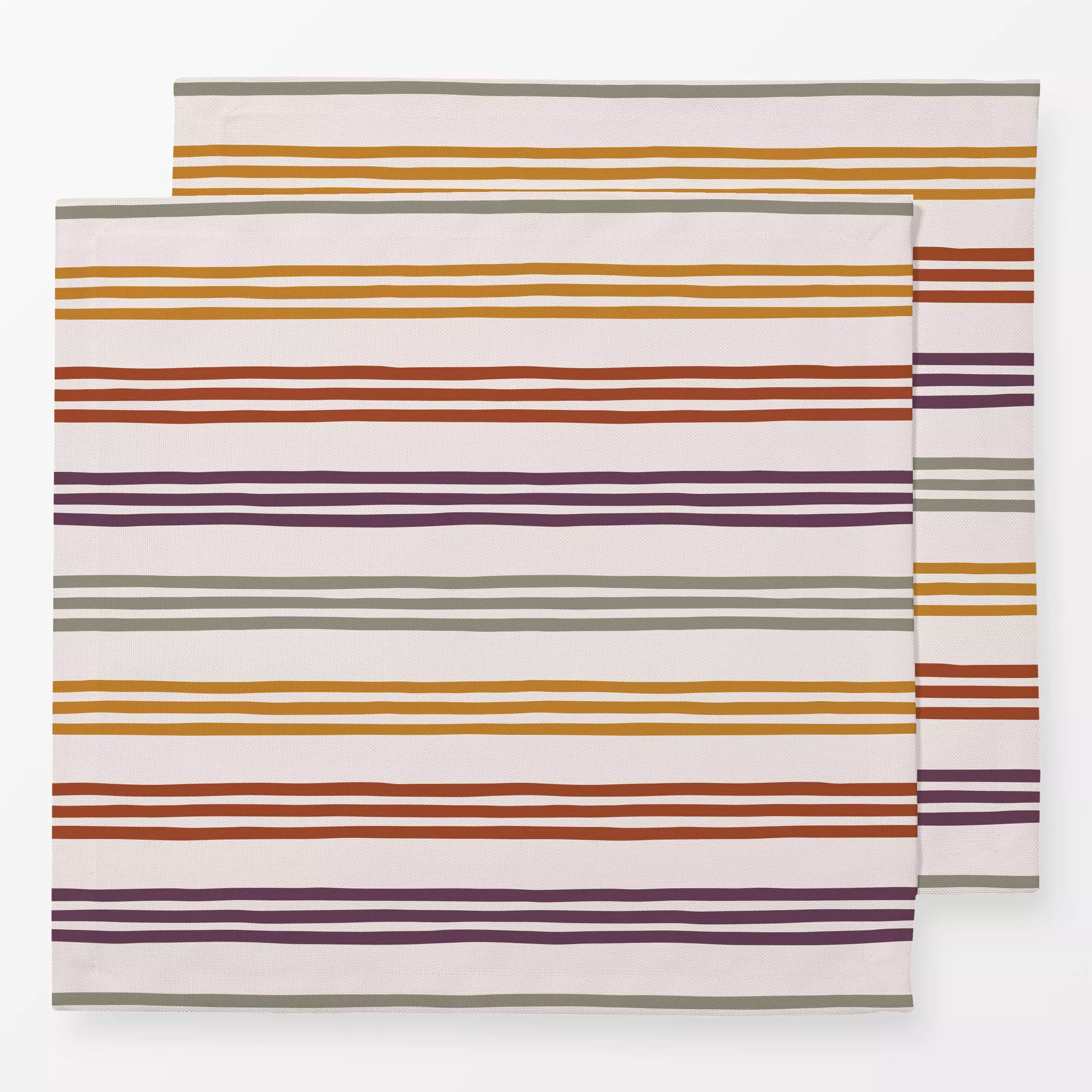 Servietten Streifen bunt - Herbst, Kinderzimmer & Motive für Kinder, Symbole & Muster - von „Kathrin Woo"; Streifen, modern,...