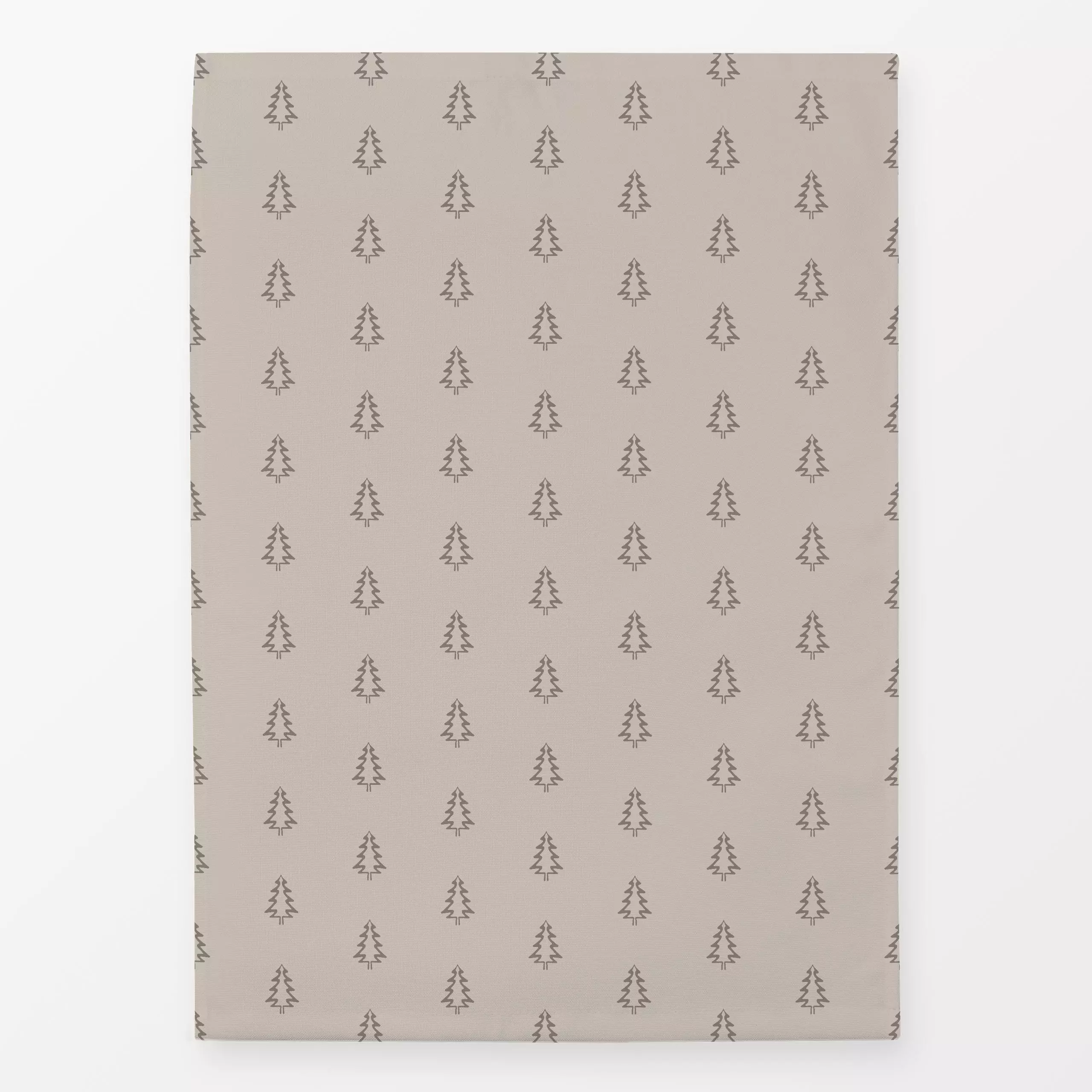 Geschirrtücher Winter Trees cream - Weihnachten, Winter, Symbole & Muster - von „Karen Menzenbach"; abstrakt, Tanne, Wald, T...