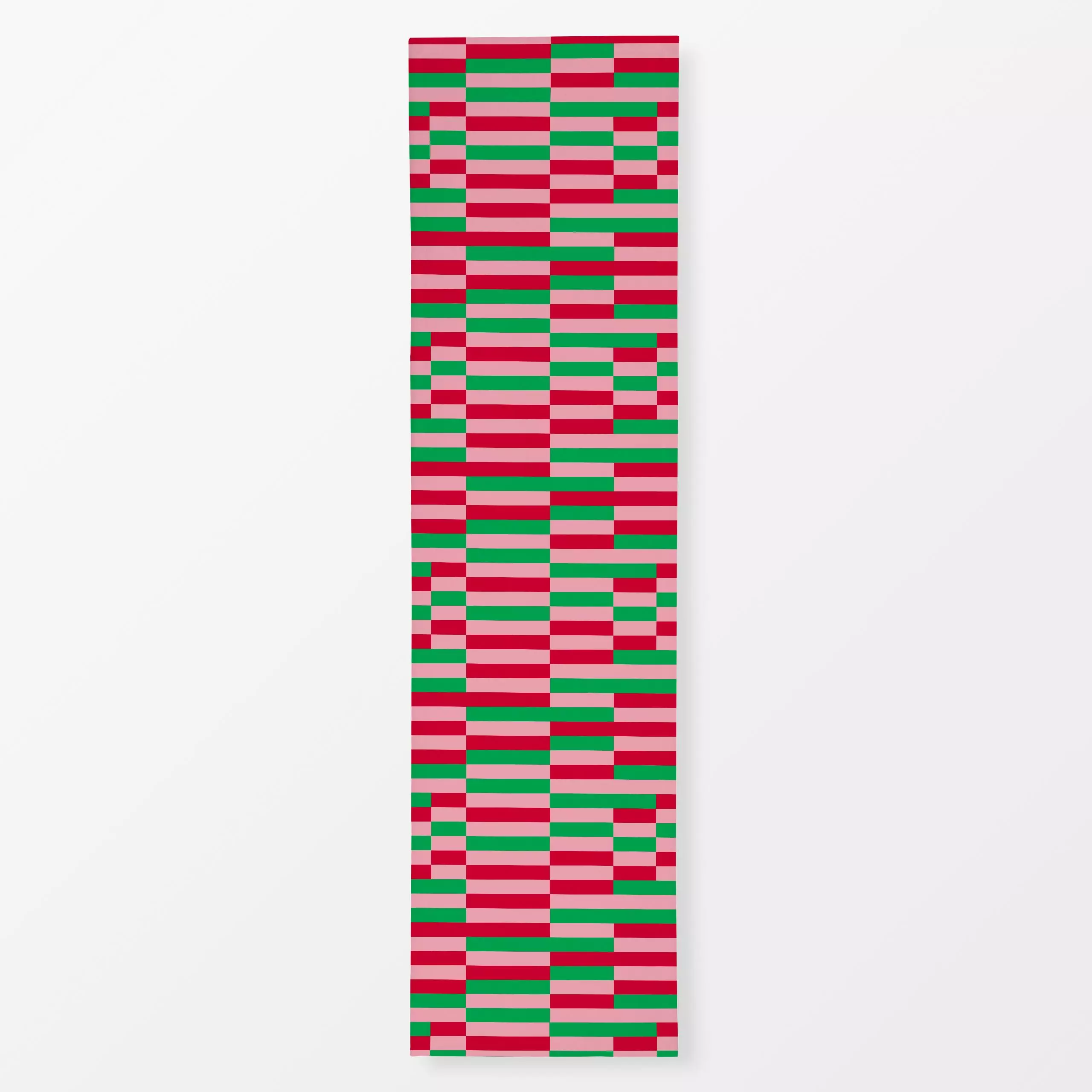 Tischläufer Colorful Retro Stripes, gemustert, von Karen Menzenbach